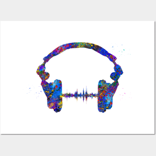 Headphone Posters and Art